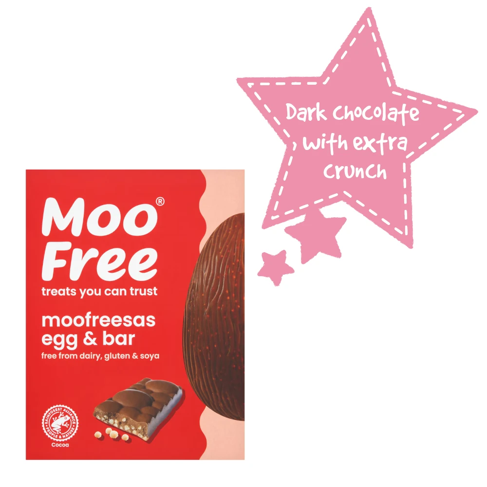 MooFree - Critique de l'œuf de Pâques 2026 Chocolat noir avec un croquant supplémentaire