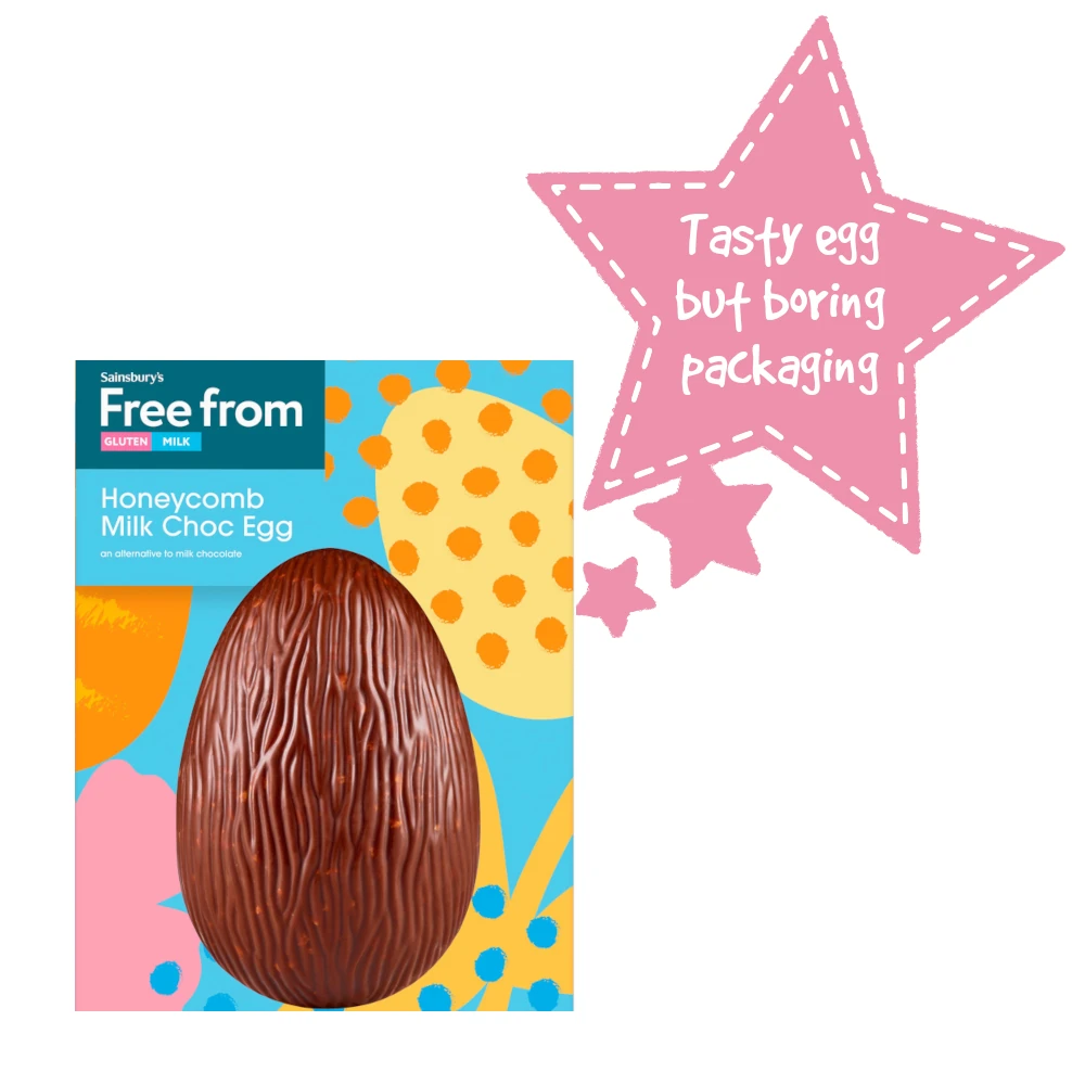 Sainsbury's FreeFrom Honeycomb easter egg review (en anglais)