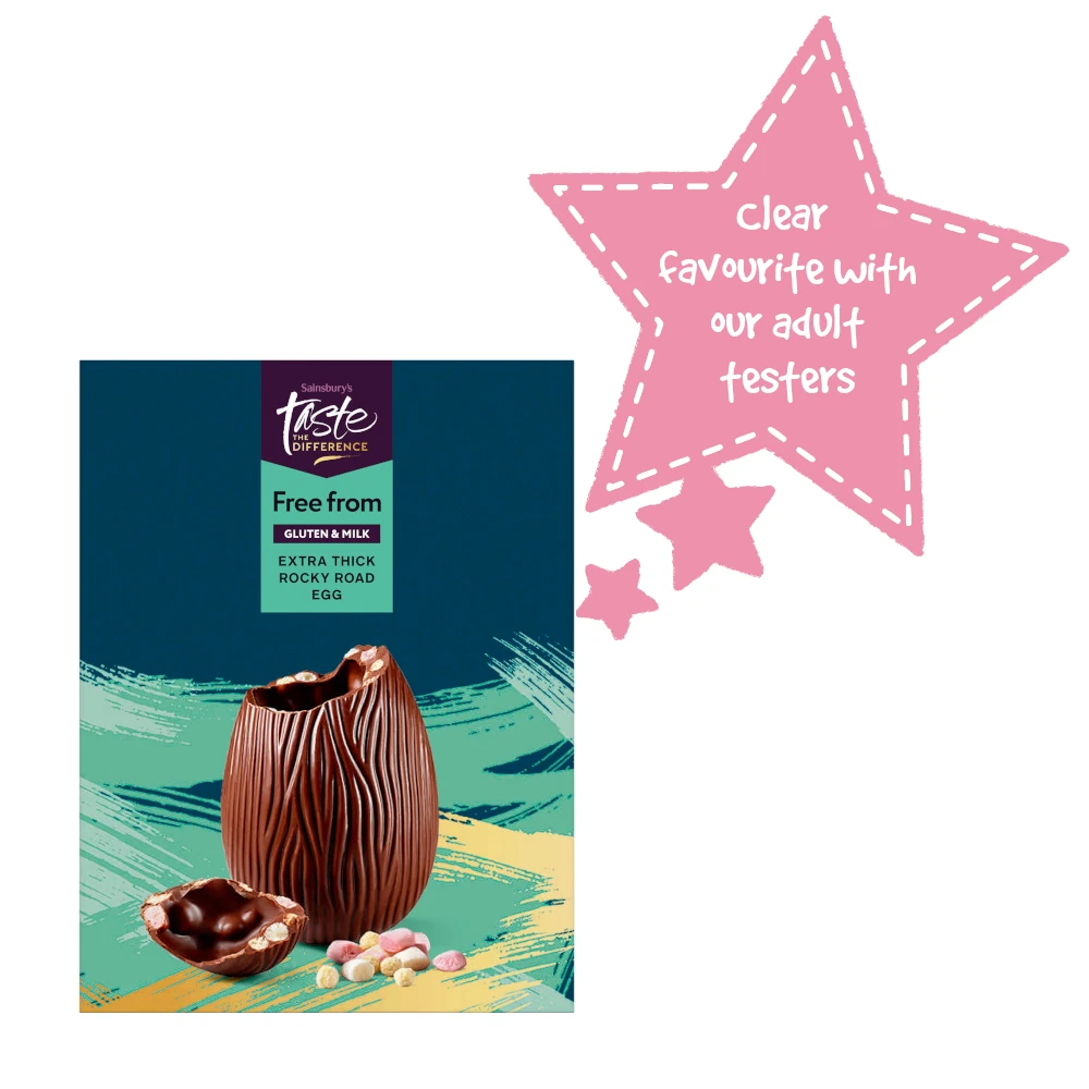 Sainsbury's FreeFrom extra thick rocky road easter egg - Critique de l'œuf de Pâques