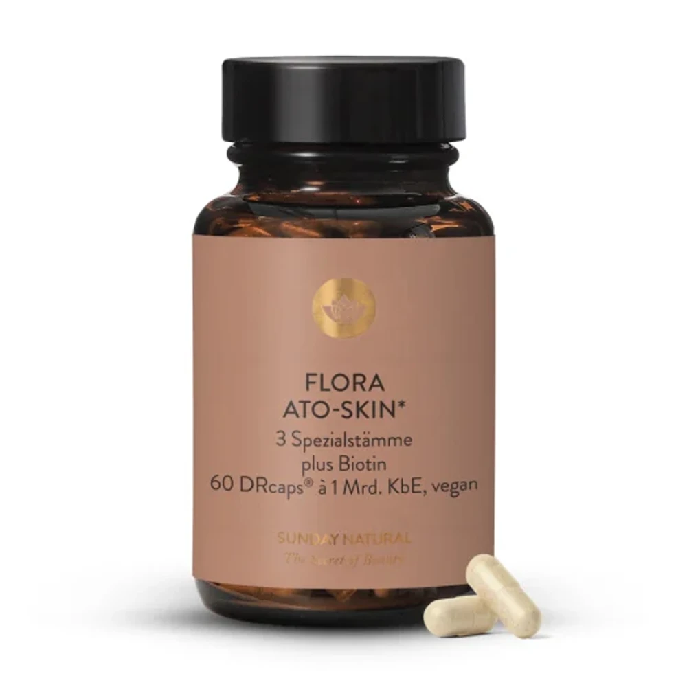 Capsules probiotiques Flora Ato-skin - Équilibrer le microbiote intestinal pour gérer l'eczéma