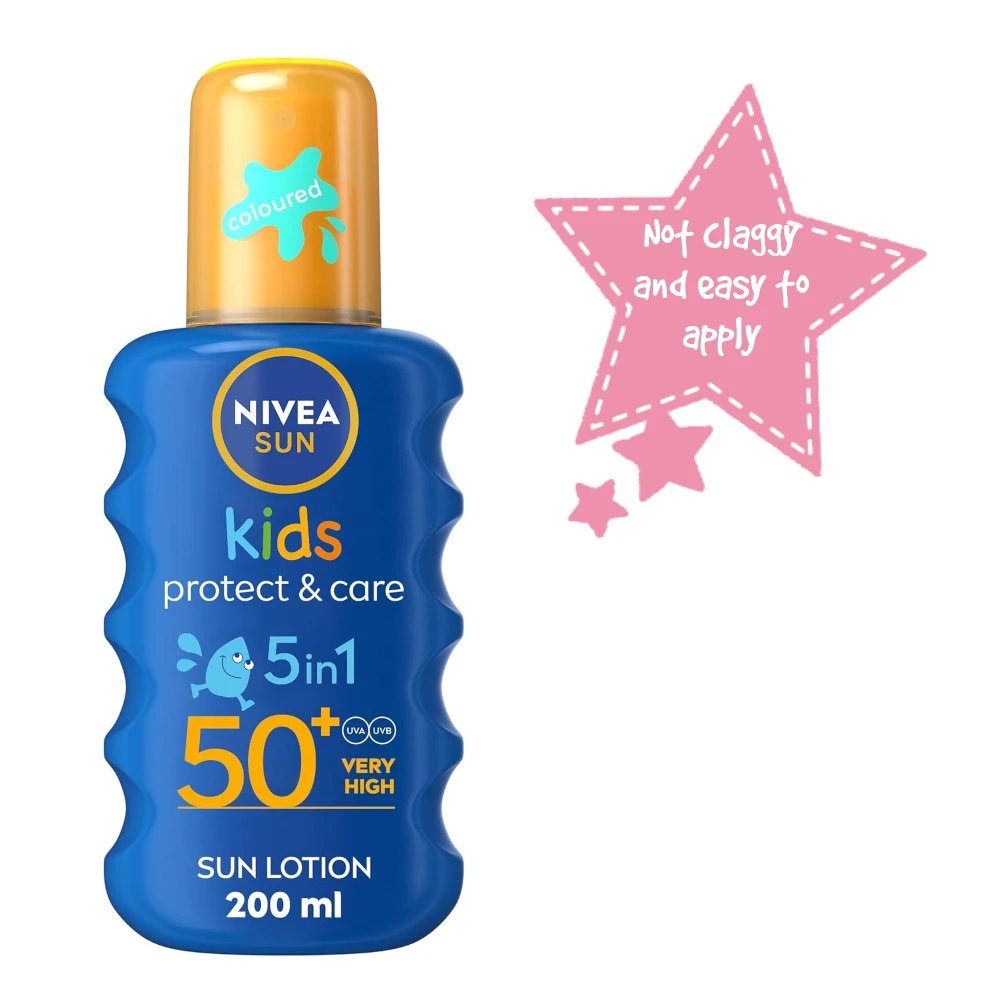 Nivea Protest and Care 5in1 Sun lotion 50+SPF Pas d'accrochage et facile à appliquer